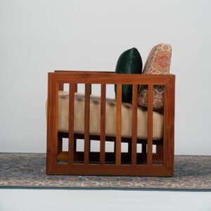 ARMCHAIR WOODEN STRIPS - Image 3